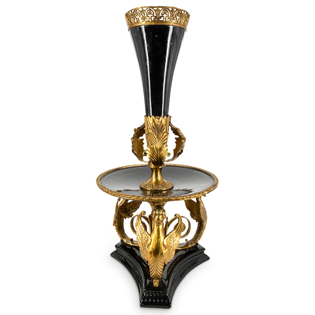 Antique French Porcelain And Bronze Centerpiece (1 of 6)