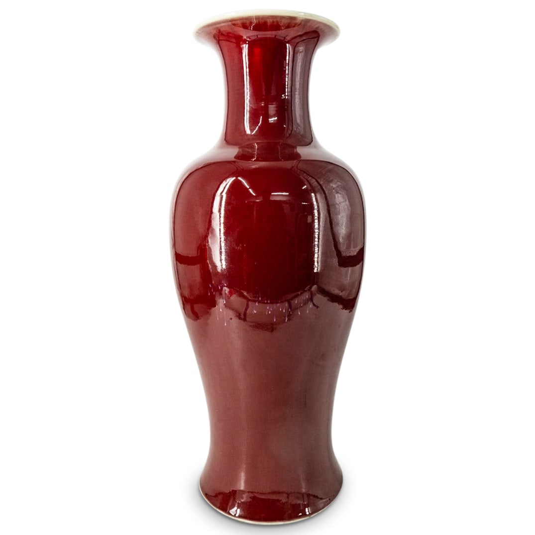 Antique Chinese Oxblood Plum Vase (1 of 4)