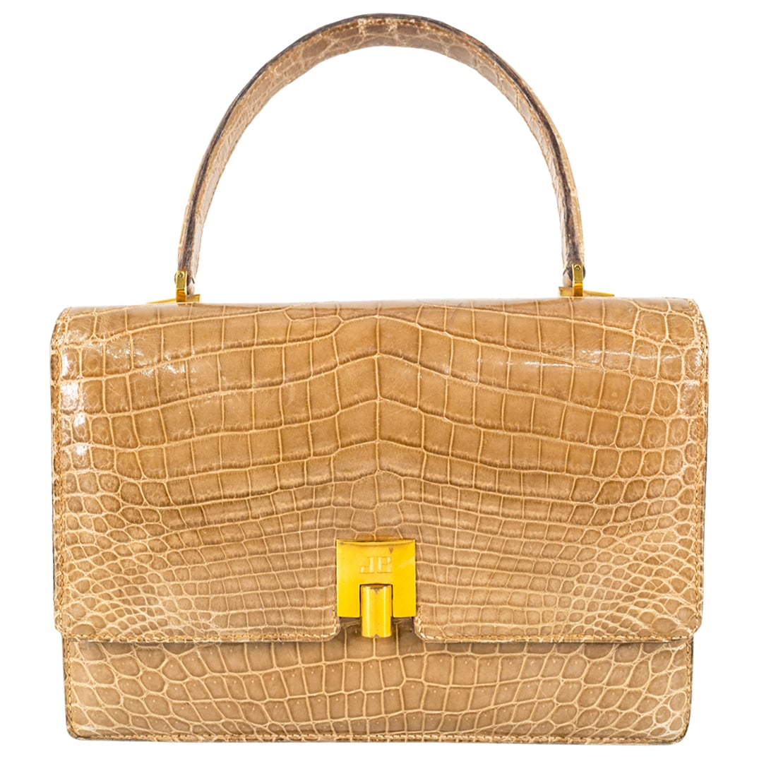 Nuovo Bidente JB Croc Embossed Ladies Handbag (1 of 6)