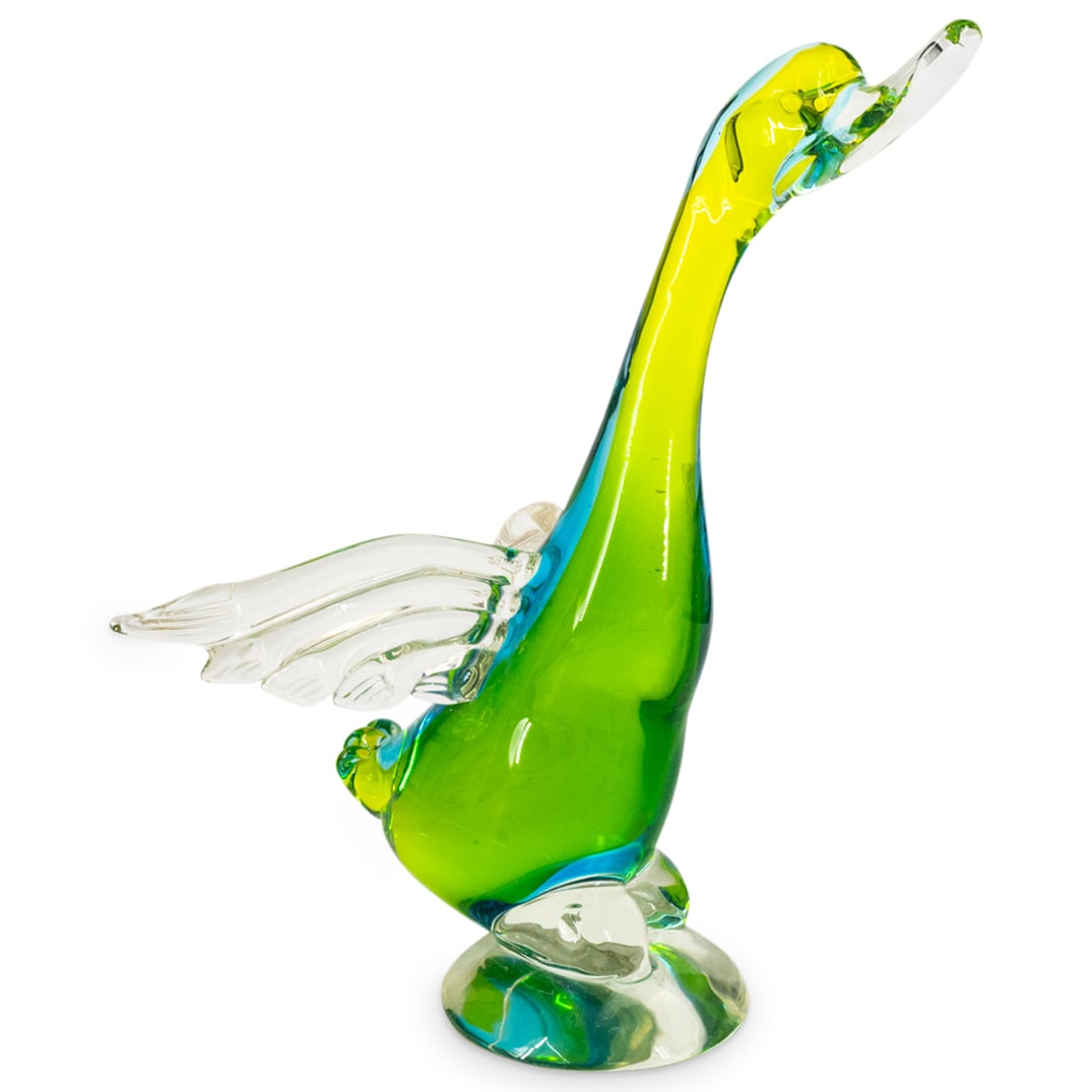 Large Murano Glass Duck (1 of 4)