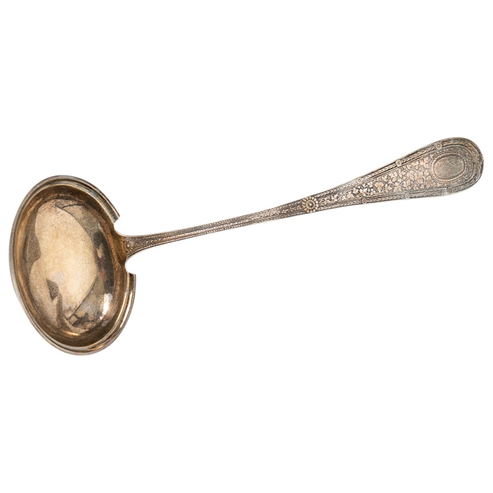 Antique Sterling Silver Large Ladle (1 of 5)