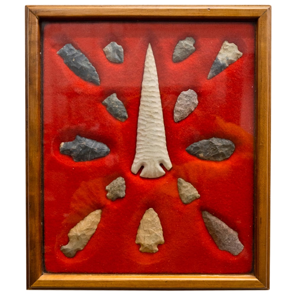 (14 Pc) American Indian Arrowhead Collection (1 of 4)