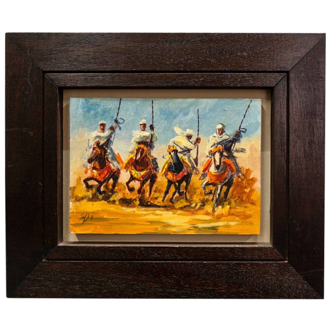 Signed Orientalist Oil On Panel (1 of 5)