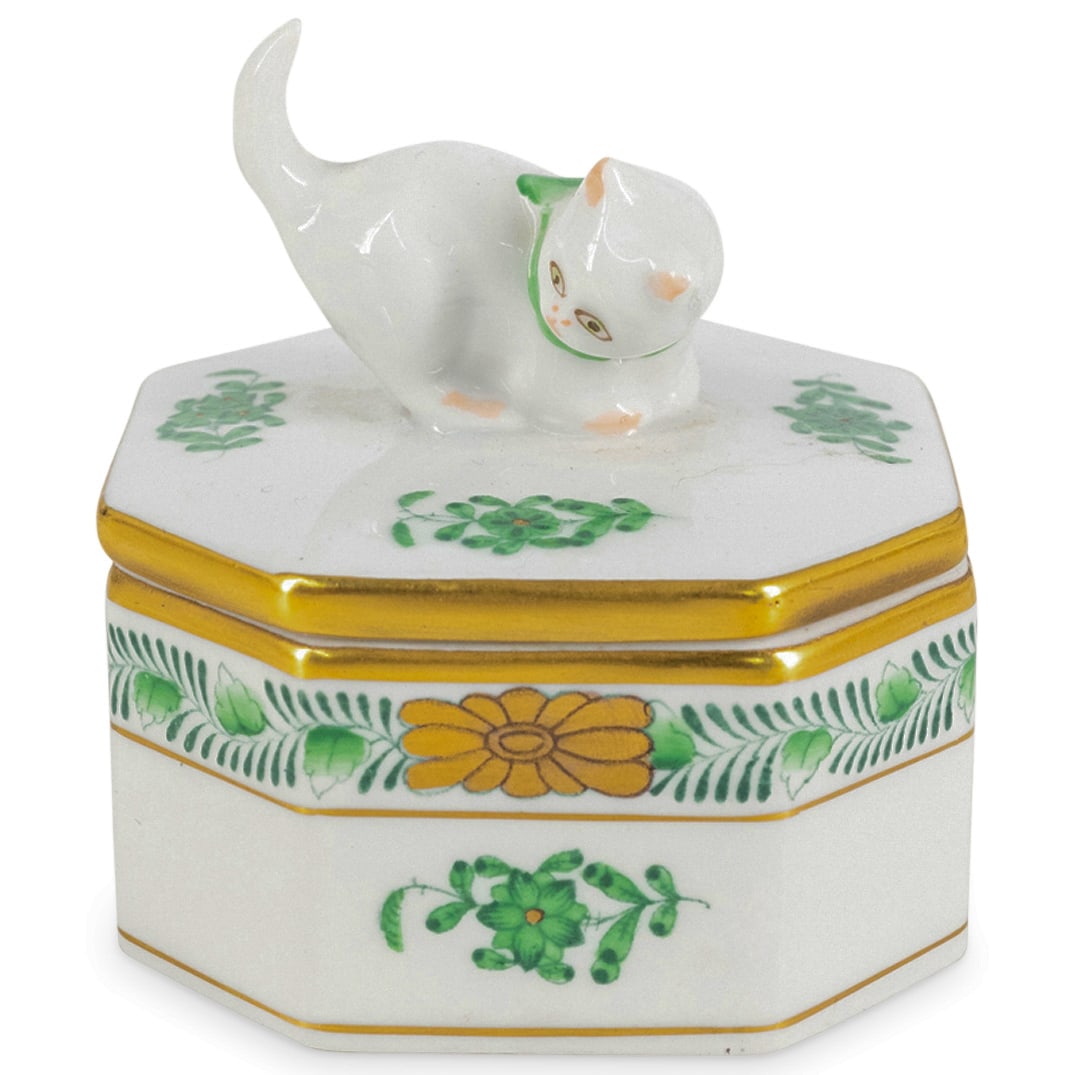Herend Porcelain Lidded Box (1 of 3)