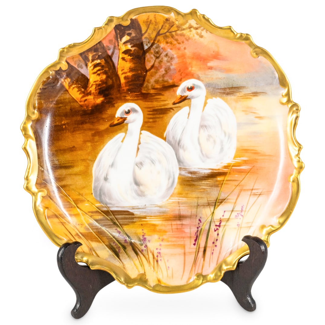 Limoges Coronet Porcelain Hand Painted Plate (1 of 4)