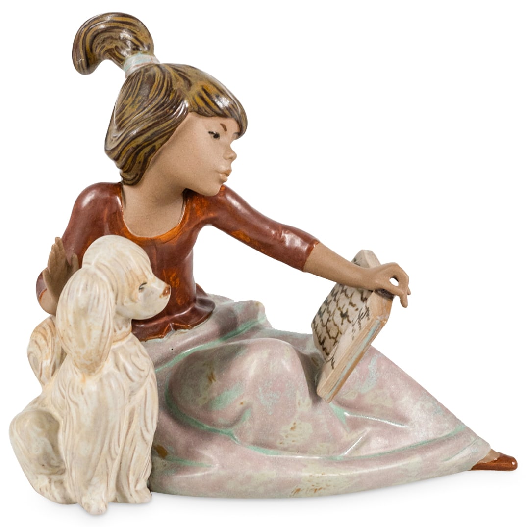 Lladro Porcelain ''A Lesson Shared'' Figurine (1 of 5)