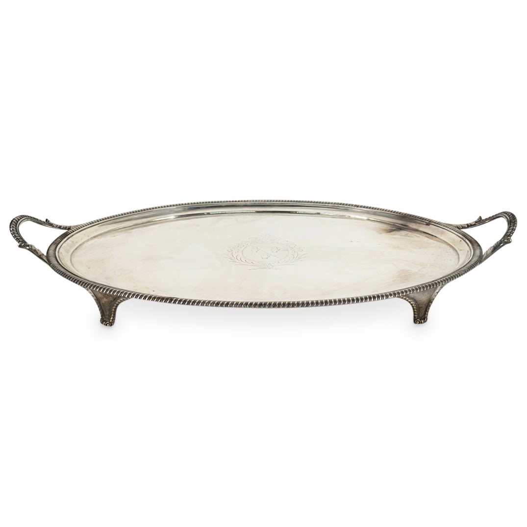 Antique English Sterling Silver Tray (1 of 4)