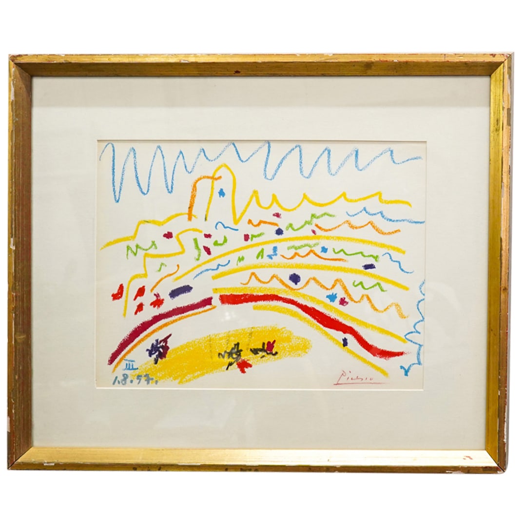 Pablo Picasso (Spanish, 1881-1973) "Bullring III" Lithograph (1 of 4)