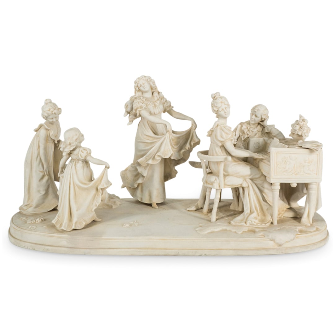 Antique Bisque Porcelain Figural Group (1 of 8)