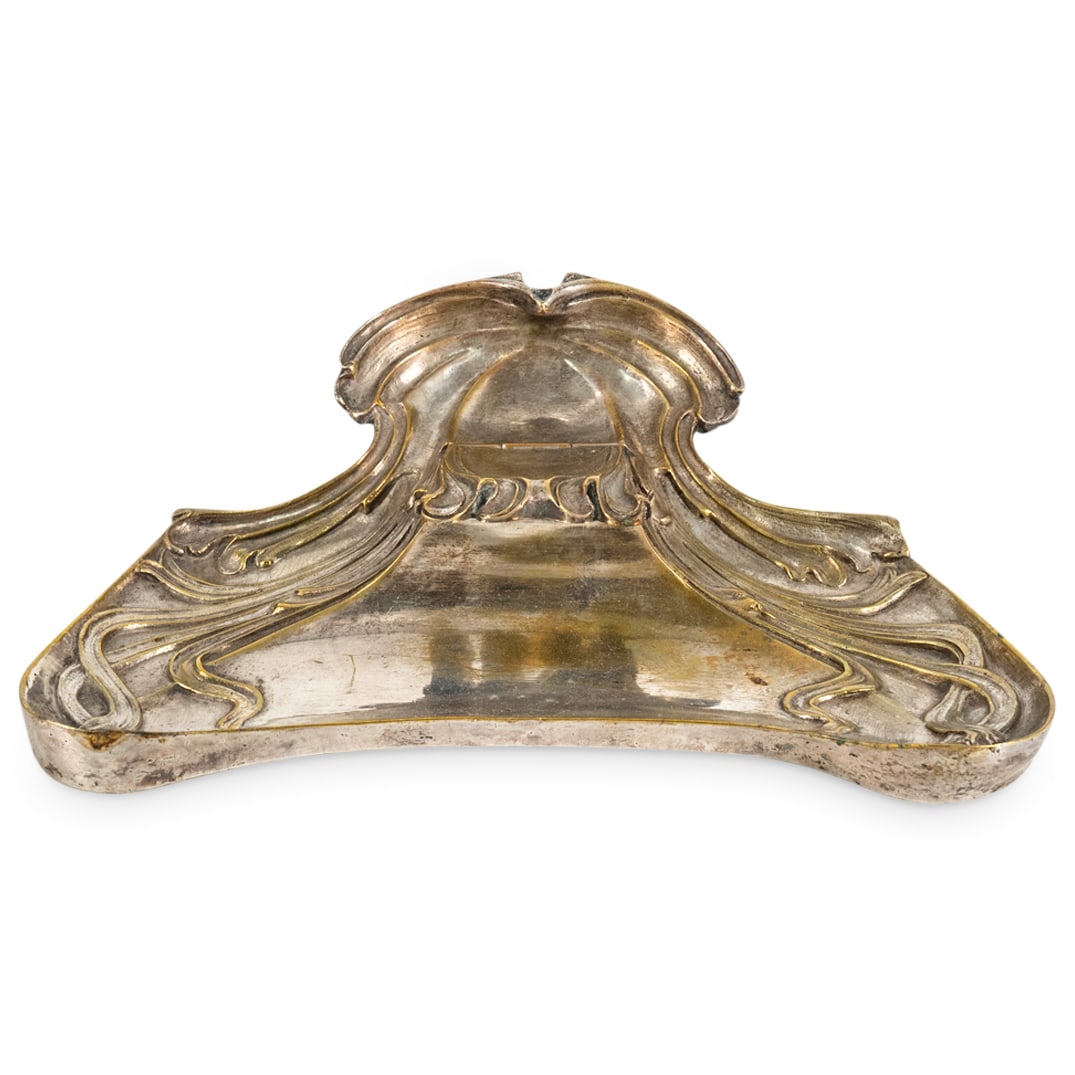 Art Nouveau Maison Moderne Inkwell Tray, Signed "Ricci (1 of 6)
