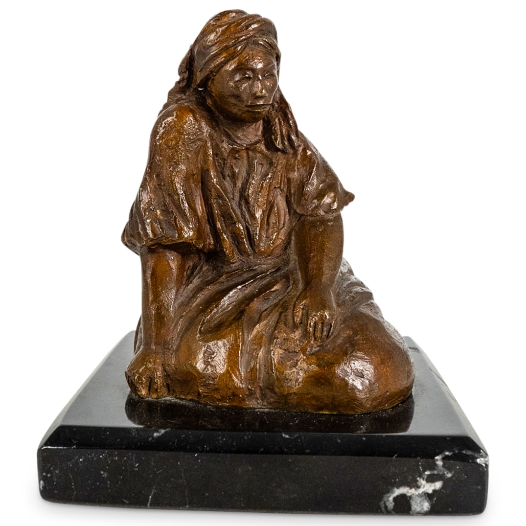 Signed Orientalist Bronze Sculpture (1 of 3)