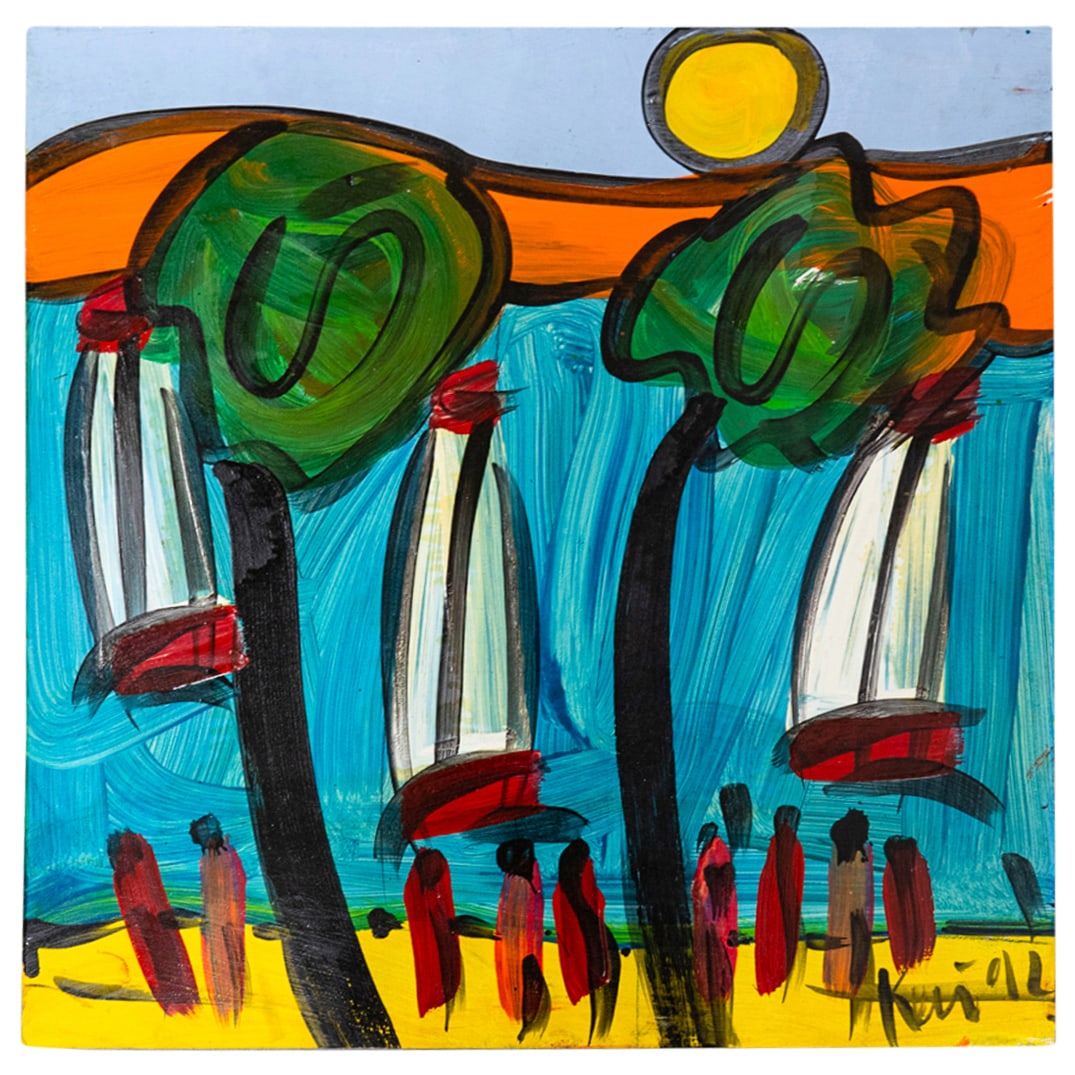 Peter Keil (German, b. 1942) Landscape Oil On Panel (1 of 4)