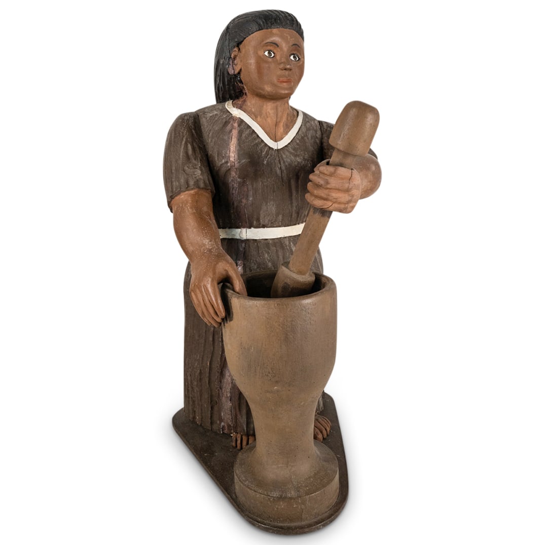 Latin American Carved Wood Figural Sculpture (1 of 7)