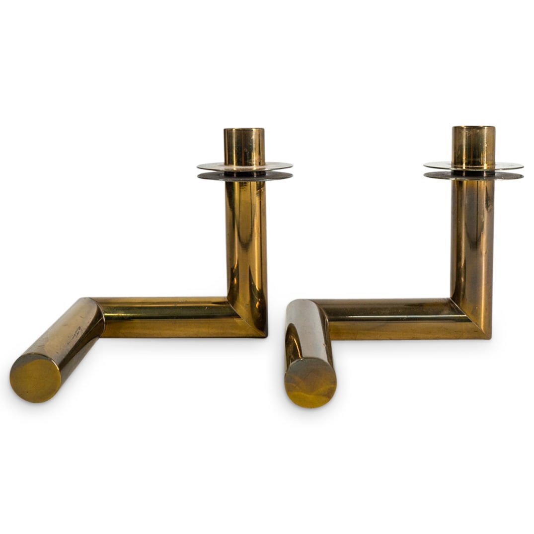 Pair of Swedish Mid Century Candle Holders (1 of 3)
