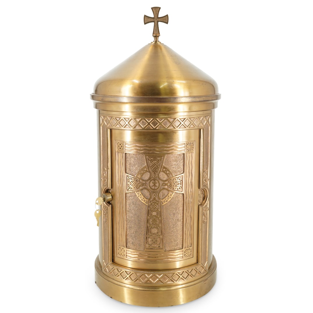 Vintage Bronze Church Tabernacle (1 of 10)