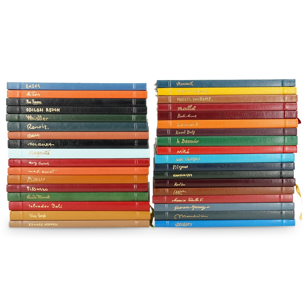 (34 Pc) Easton Press Great Art & Artists Series Leather Bound Books (1 of 11)