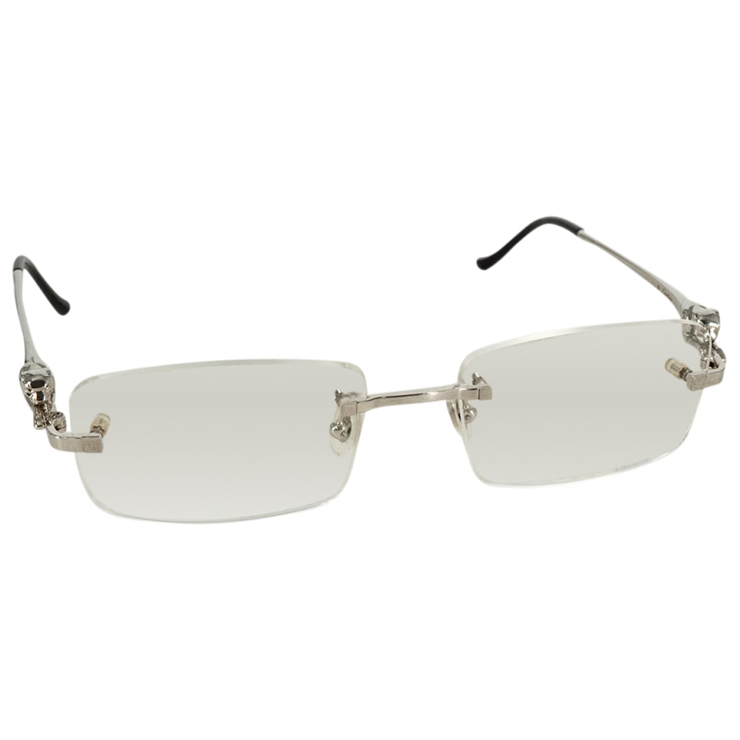 Cartier Silver Eyeglasses (CT0281O) (1 of 5)