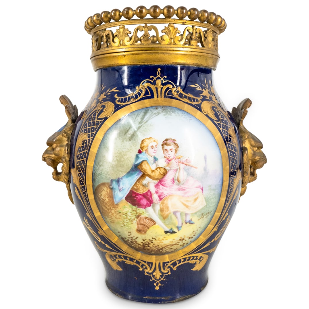 Antique Sevres Porcelain Urn (1 of 8)