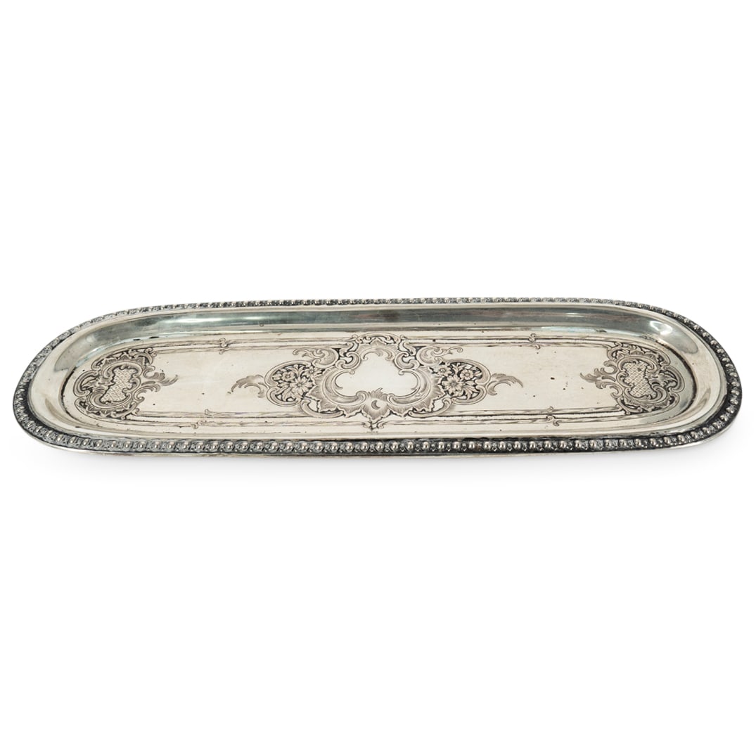 Antique German 800 Silver Long Platter (1 of 5)