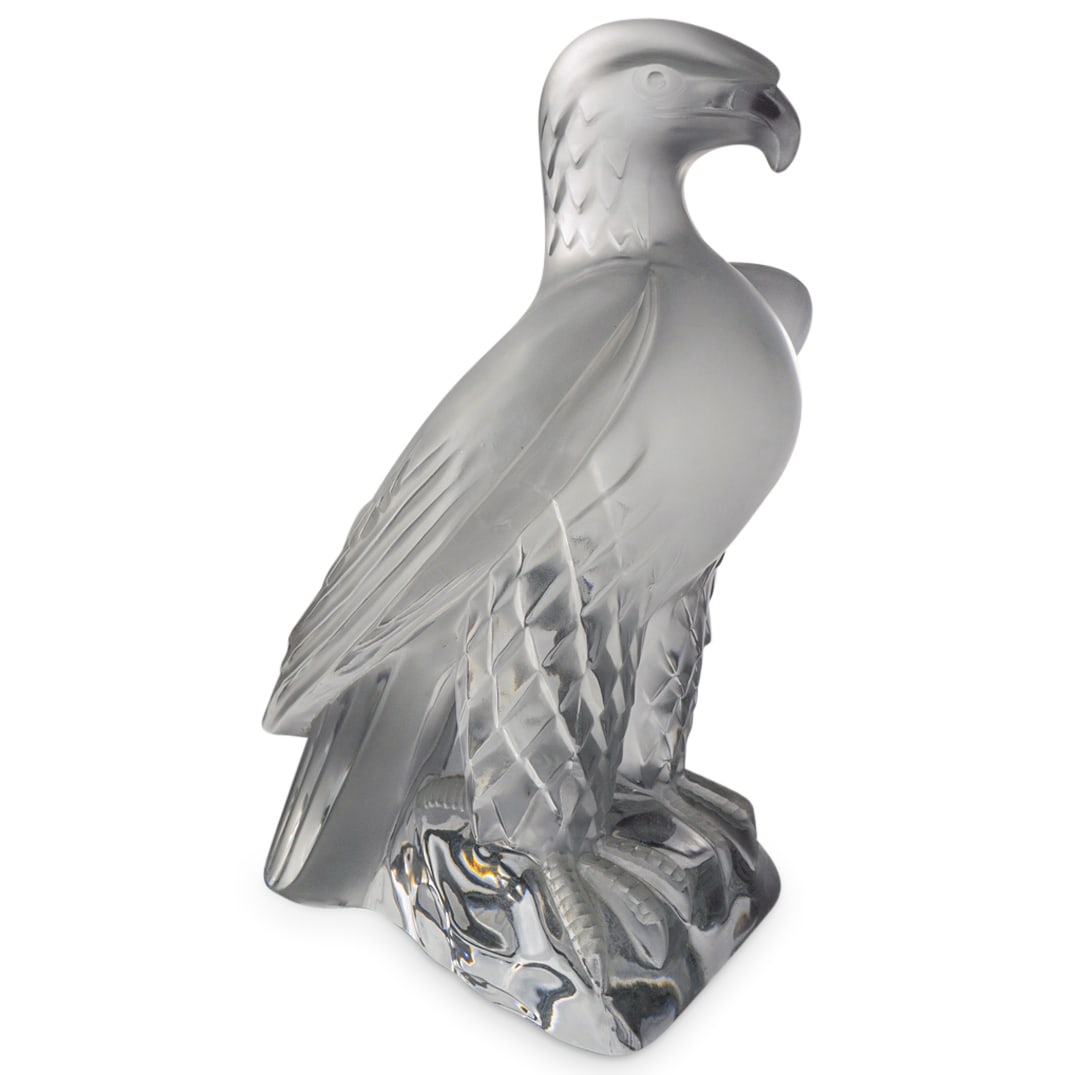 Lalique Crystal "Liberty Eagle" Sculpture (1 of 5)