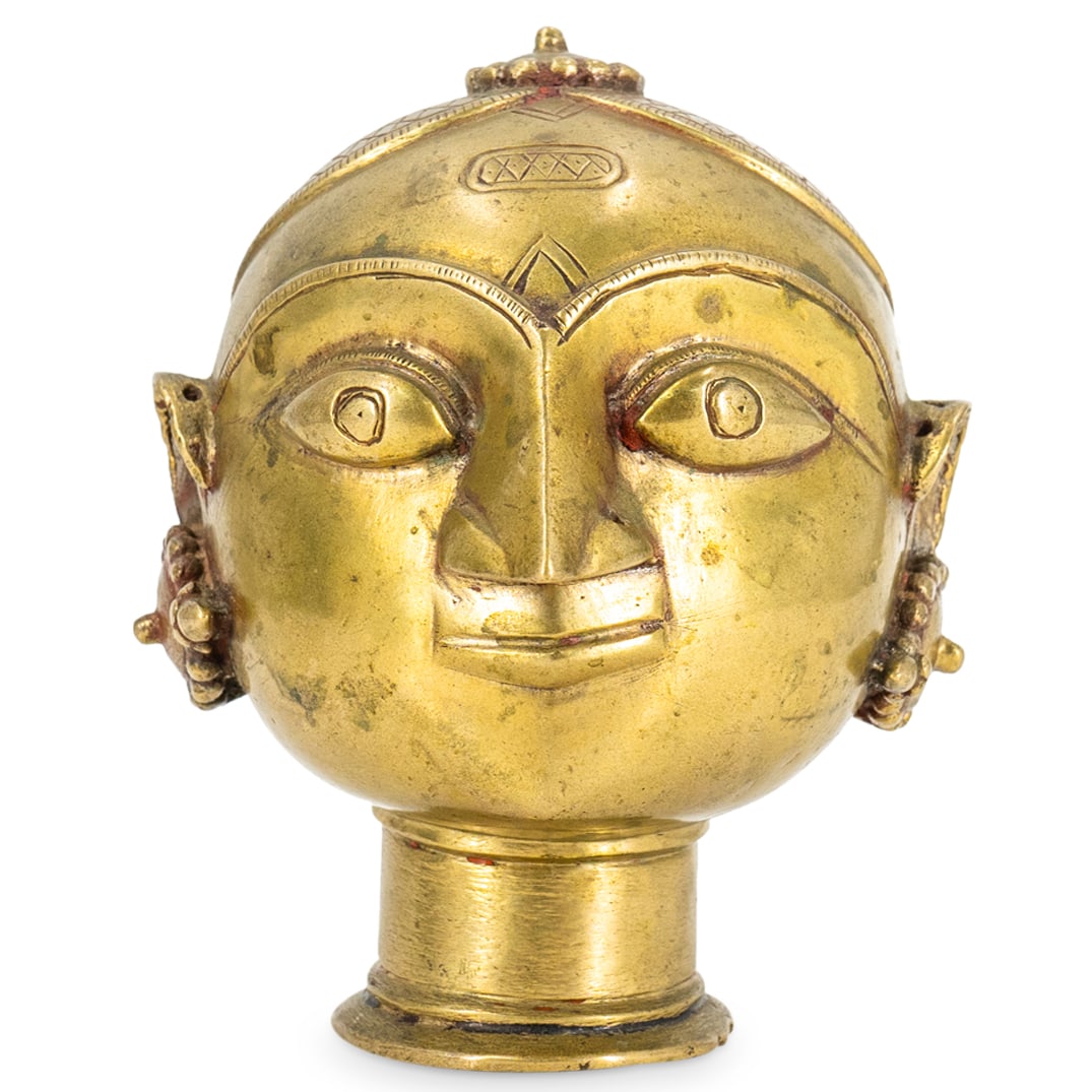 Antique Indian Head of Buddha (1 of 5)