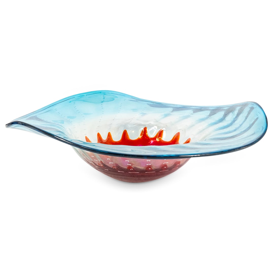 Murano Art Glass Centerpiece Bowl (1 of 5)