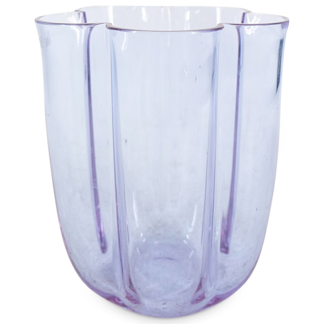 Steuben Glass Five Lobed Vase (1 of 4)