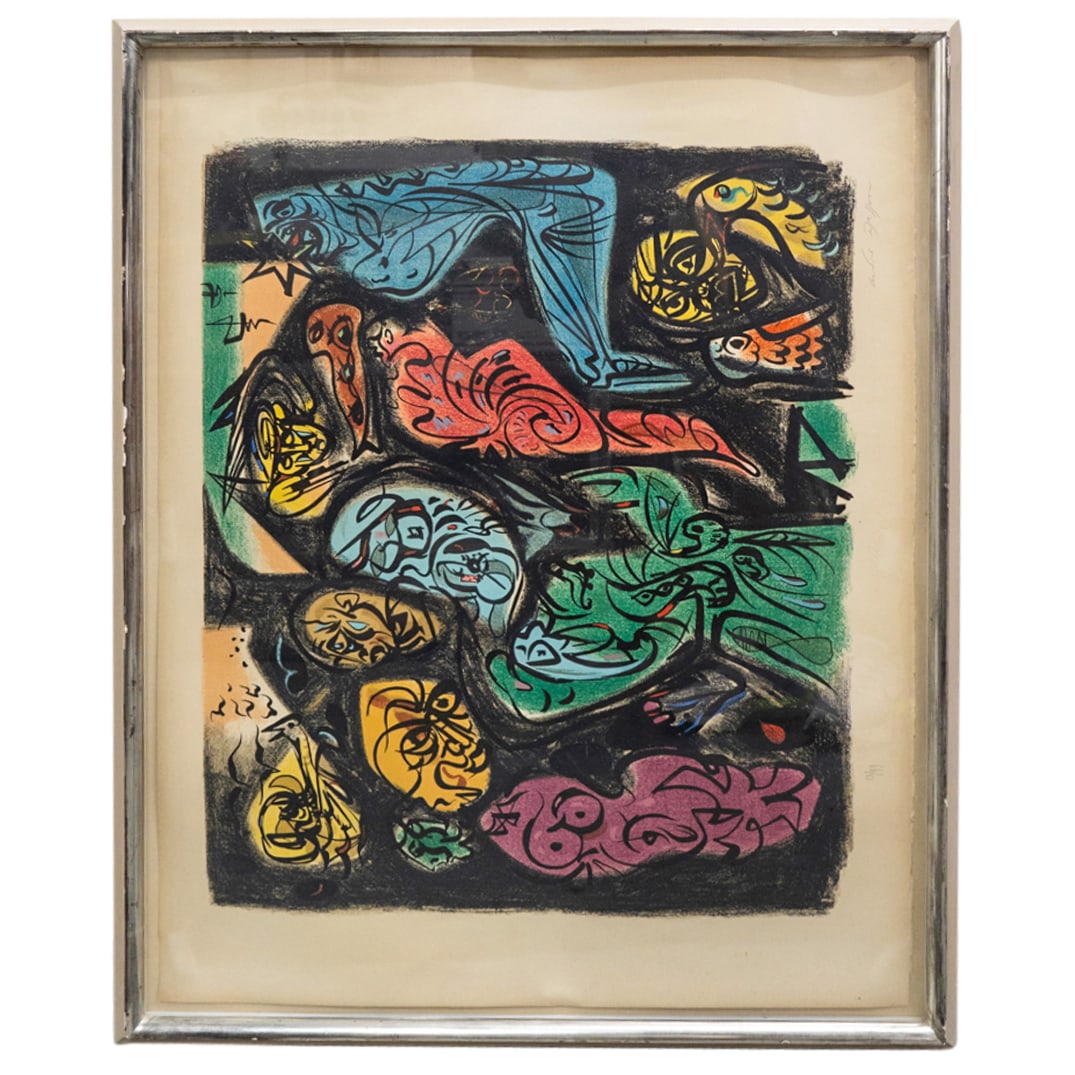 Andre Dallon Abstract Lithograph (1 of 8)