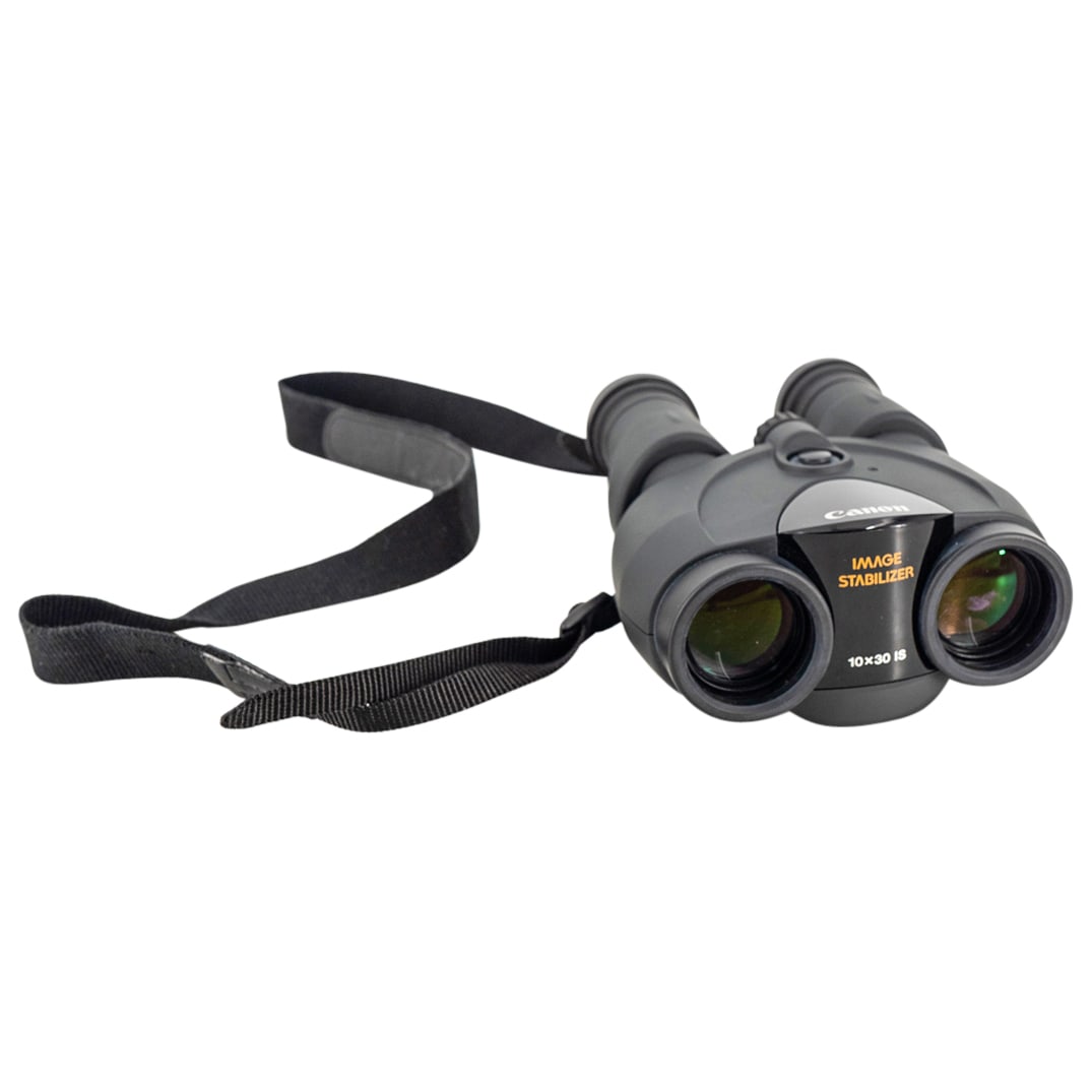 Canon 10x30 Is Image Stabilizer Binoculars W/ Strap And Case Auction