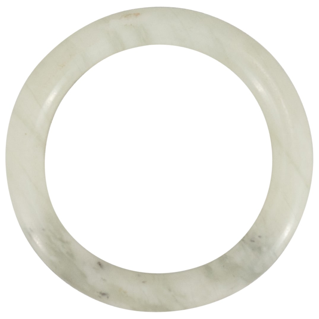 Antique Chinese Carved Jade Bangle (1 of 2)