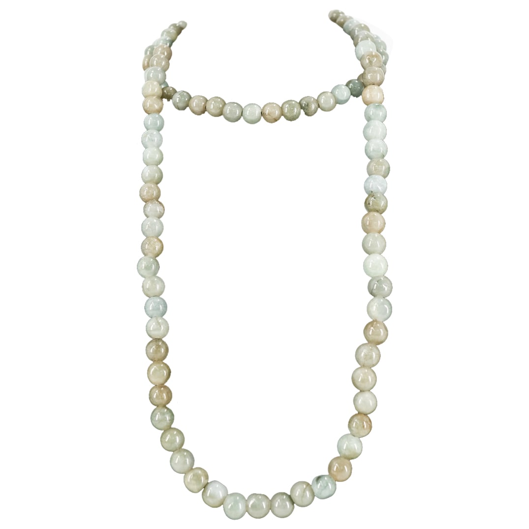 Antique Chinese Jade Bead Necklace (1 of 6)