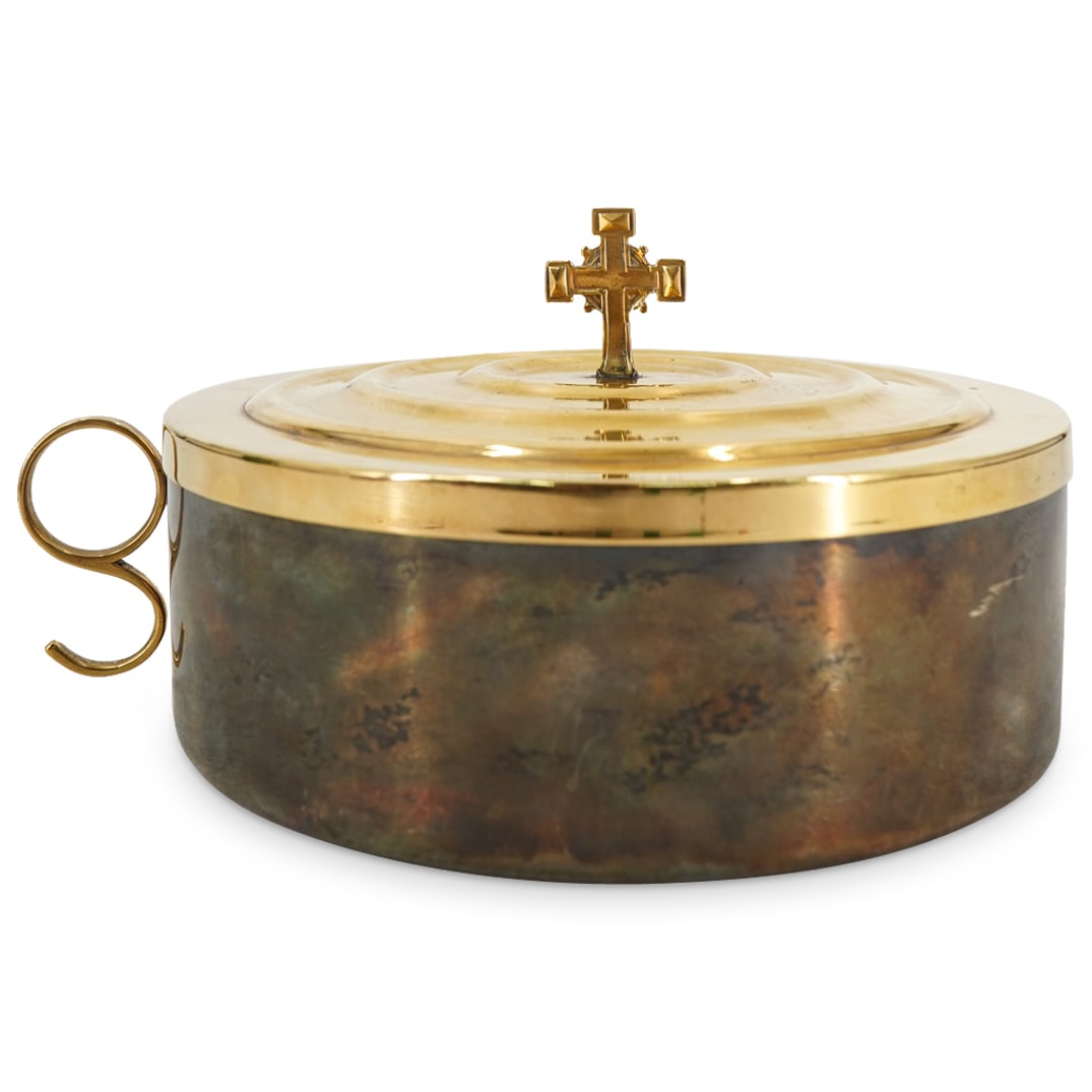 Antique Silver & Gold plated Ciborium (1 of 6)