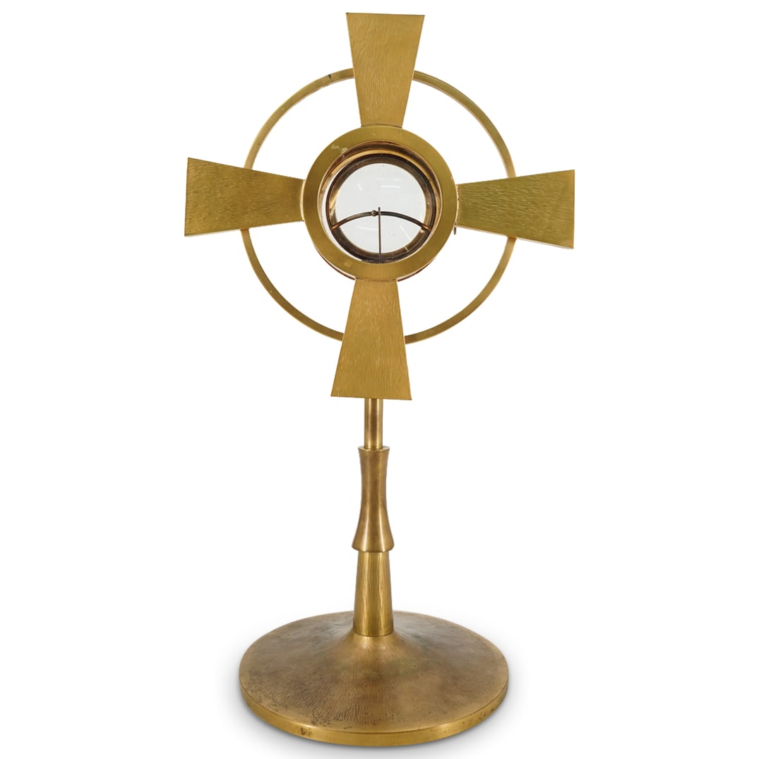 Antique Gilt Brass Monstrance (1 of 5)