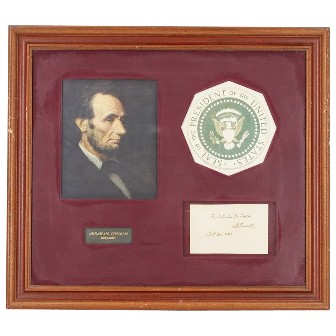 Abraham Lincoln Signed Autograph Document LOA/JSA (1 of 5)