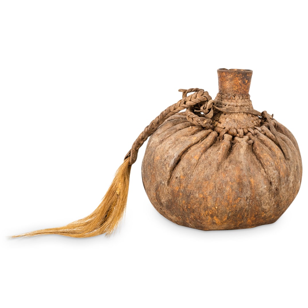 Antique Primitive Tribal Jug or Canteen (1 of 4)