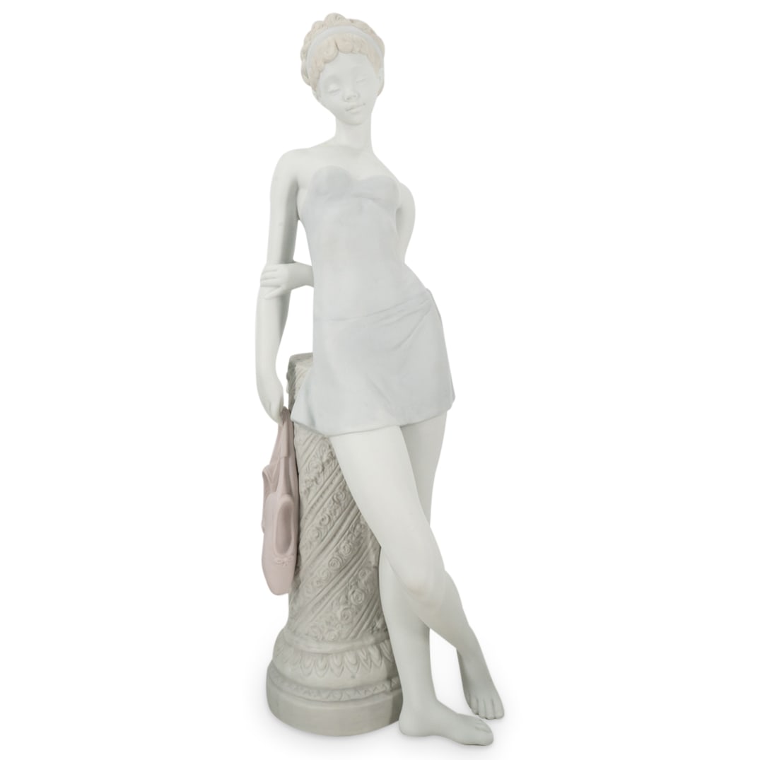 Lladro Porcelain "Dreams Of A Ballerina" Limited Edition Figurine: DESCRIPTION: Lladro Porcelain Limited Edition Figurine title "Dreams Of A Ballerina". By sculptor: Jose Puche. Model number: #01011889. Year Issued: 2003. Year Retired: 2004. Privilege Limited Edition