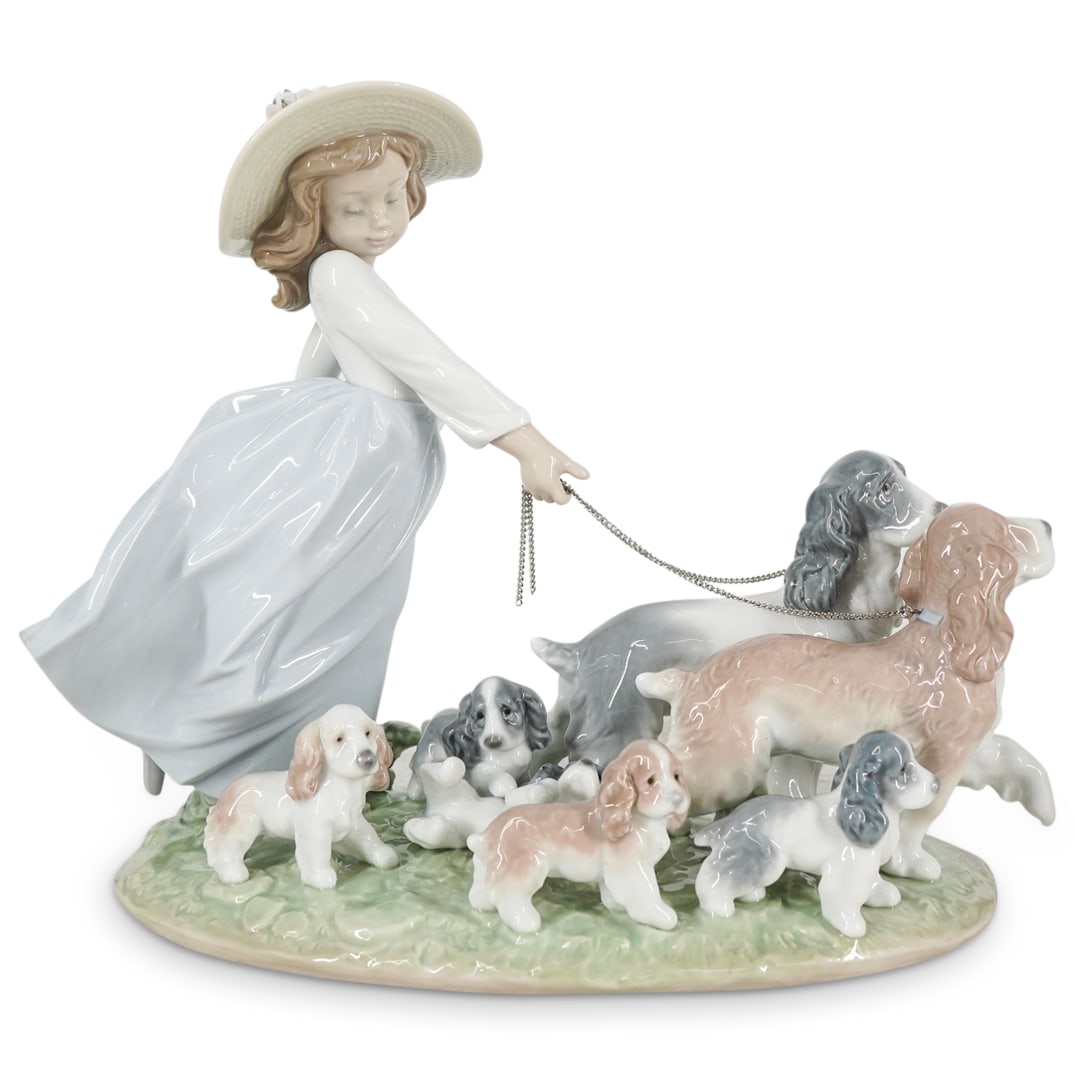 Lladro "Puppy Parade" Glazed Porcelain Figurine (1 of 7)