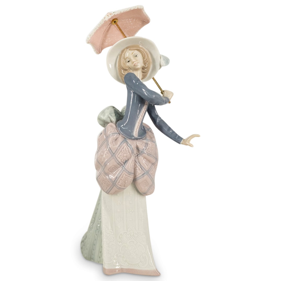 Lladro "Afternoon Stroll" Glazed Porcelain Figurine (1 of 5)