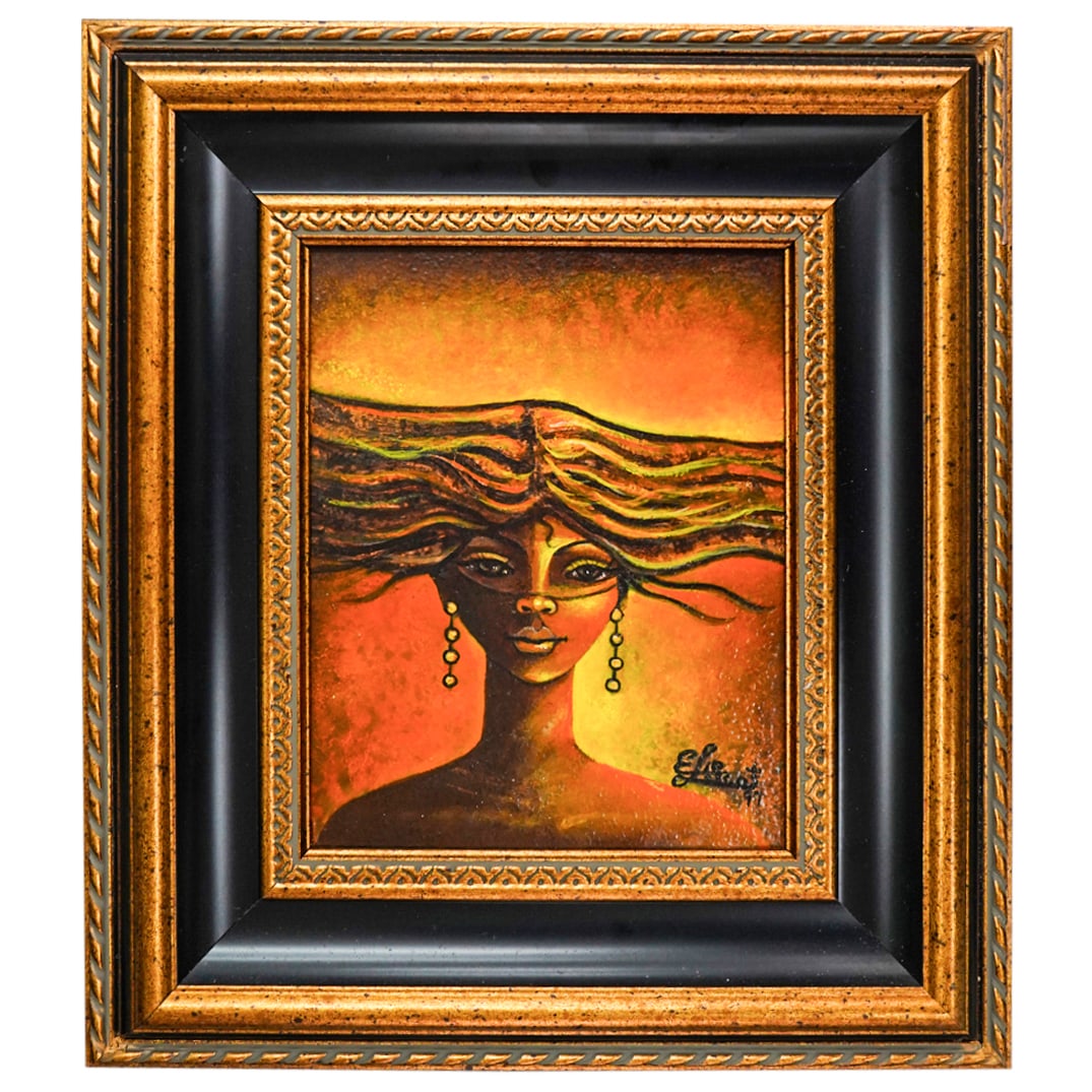 Elie Lescot (Haitian, 1961) Painting On Board (1 of 4)