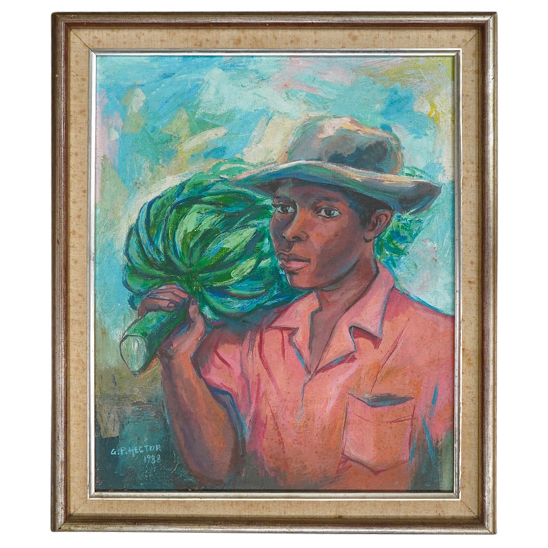 George Paul Hector (Haitian, 20th Cent.) Oil Painting On Canvas (1 of 5)