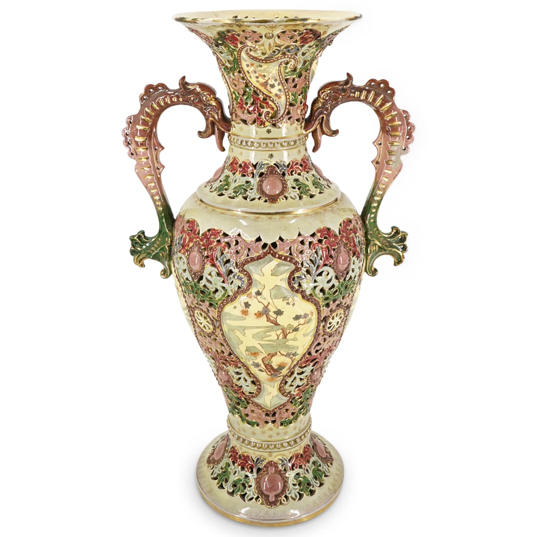 Antique Hungarian Emil Fischer Porcelain Vase (1 of 7)