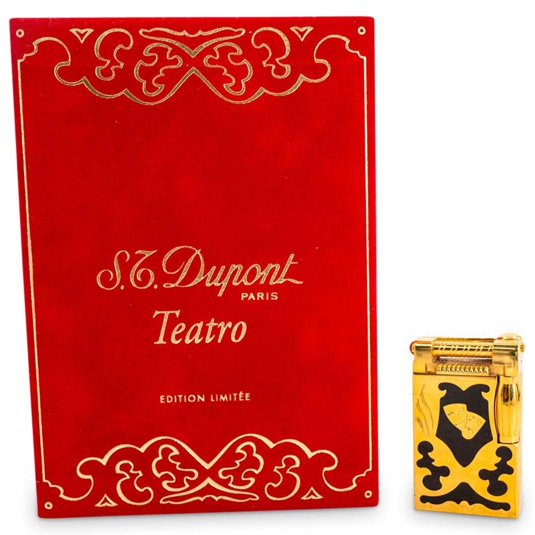 S.T Dupont Limited Edition Teatro Gold Plated Lighter (1 of 5)