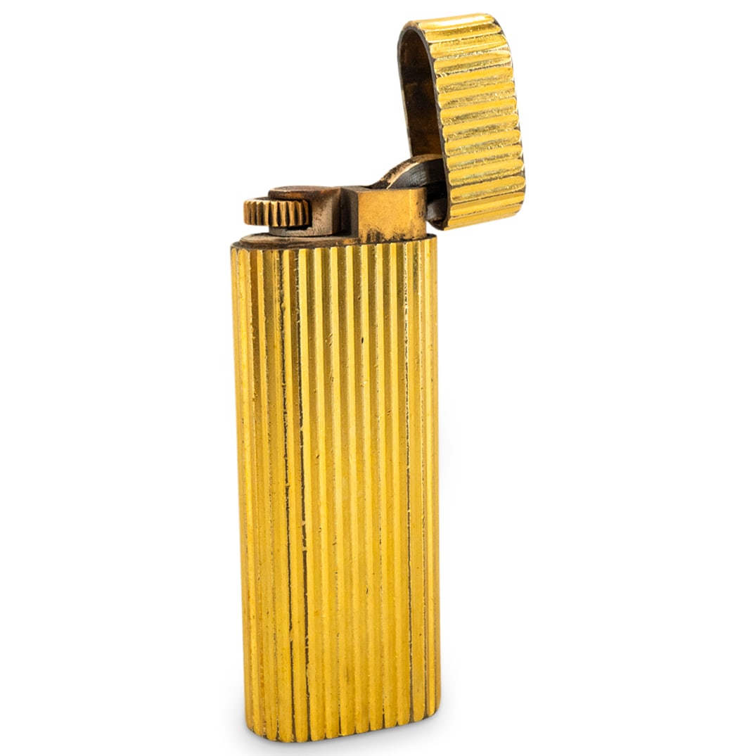 Vintage Cartier Gold Plated Lighter (1 of 2)