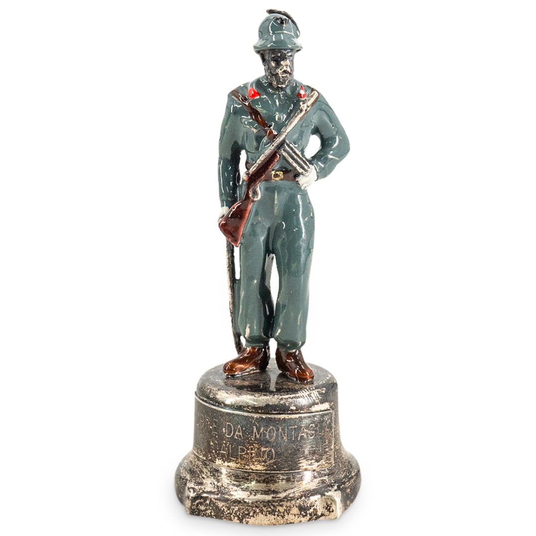 Antique Italian 800 Silver Soldier Figurine (1 of 4)