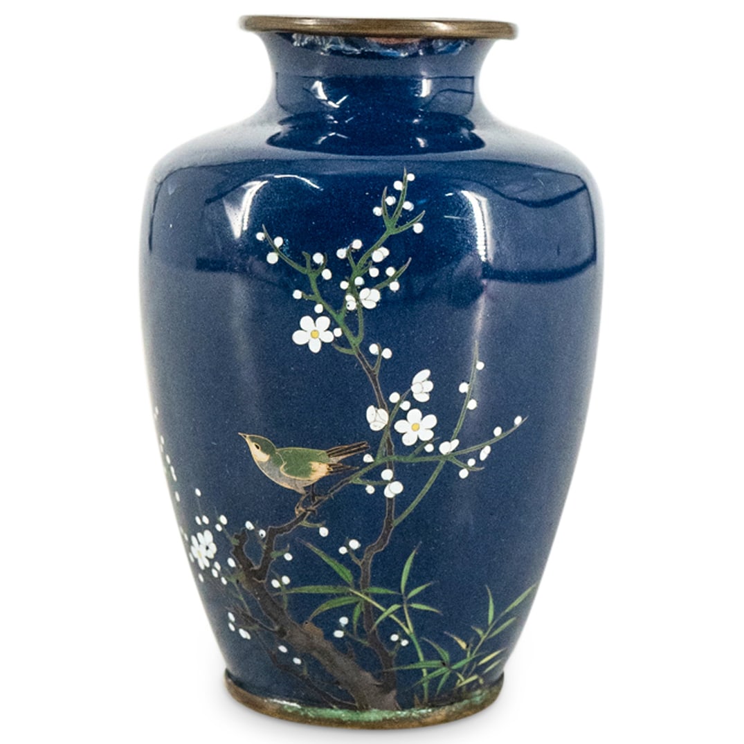 Fine Antique Japanese Meiji Cloisonne Vase (1 of 3)
