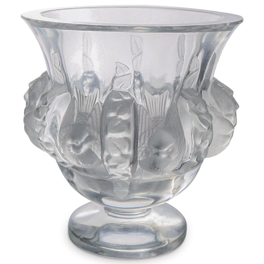 Lalique "Dampierre" Crystal Flower Vase (1 of 3)