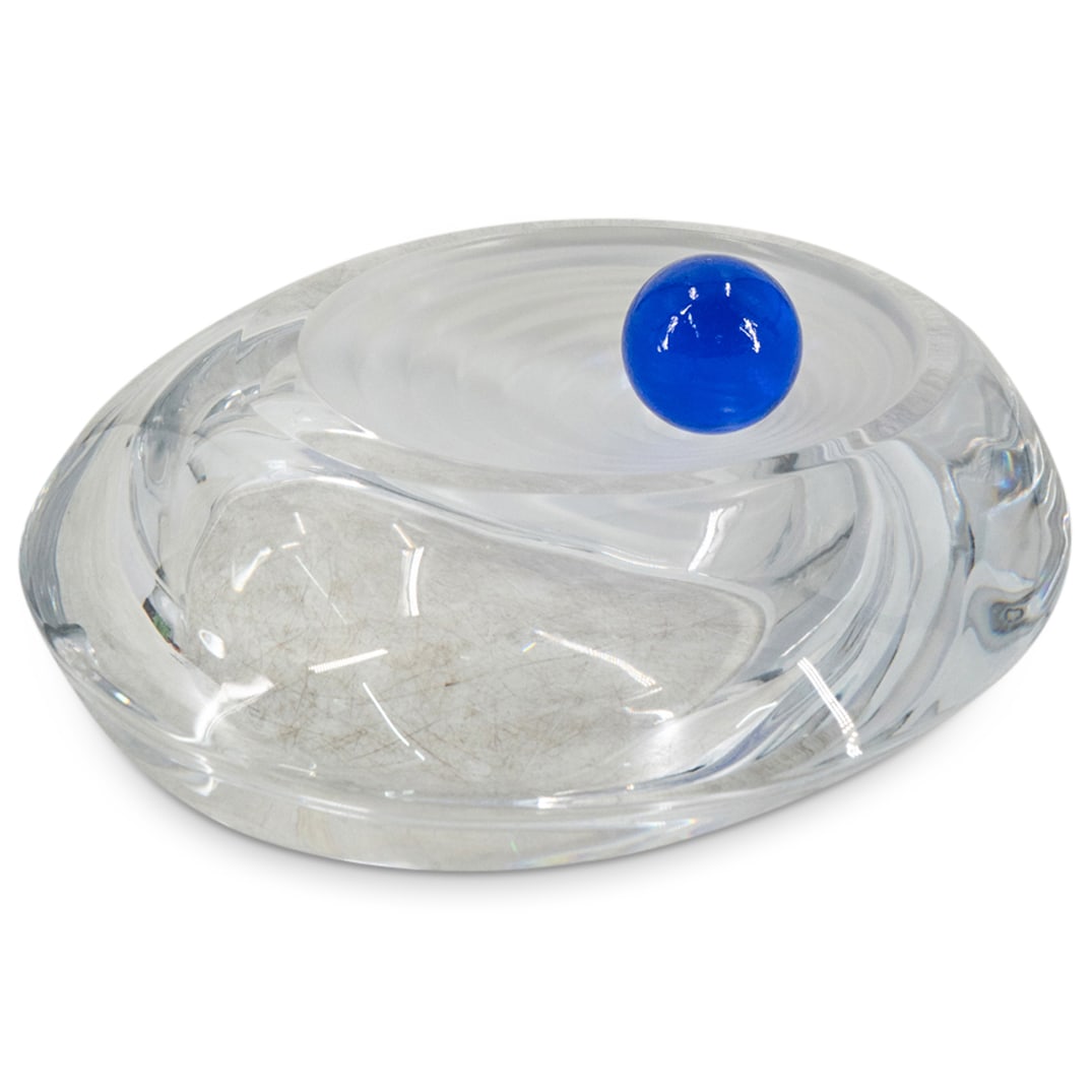 Daum France Crystal Mid Century Modern Ashtray (1 of 3)