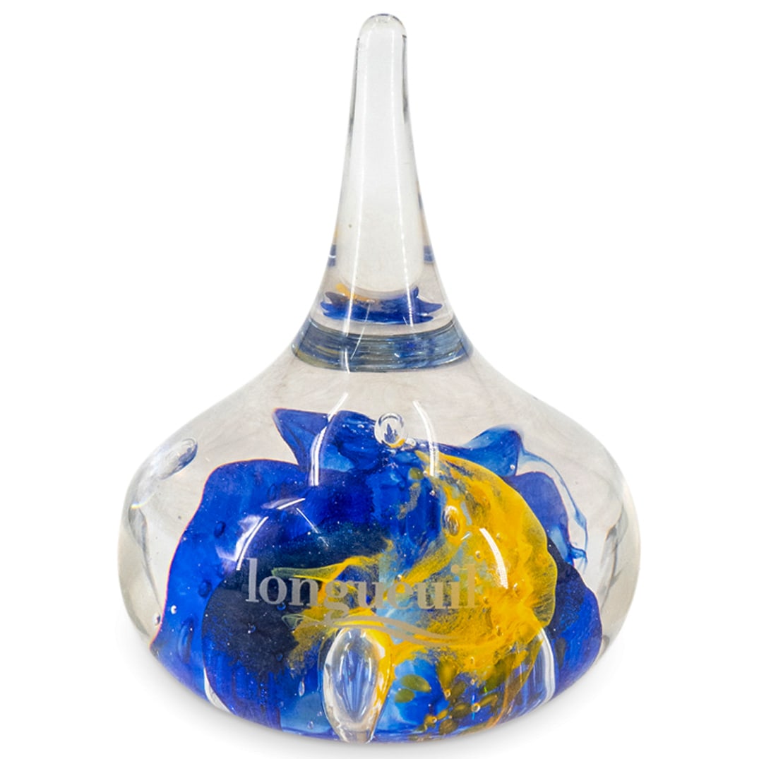 Hand Blown Signed Art Glass Sculpture (1 of 3)