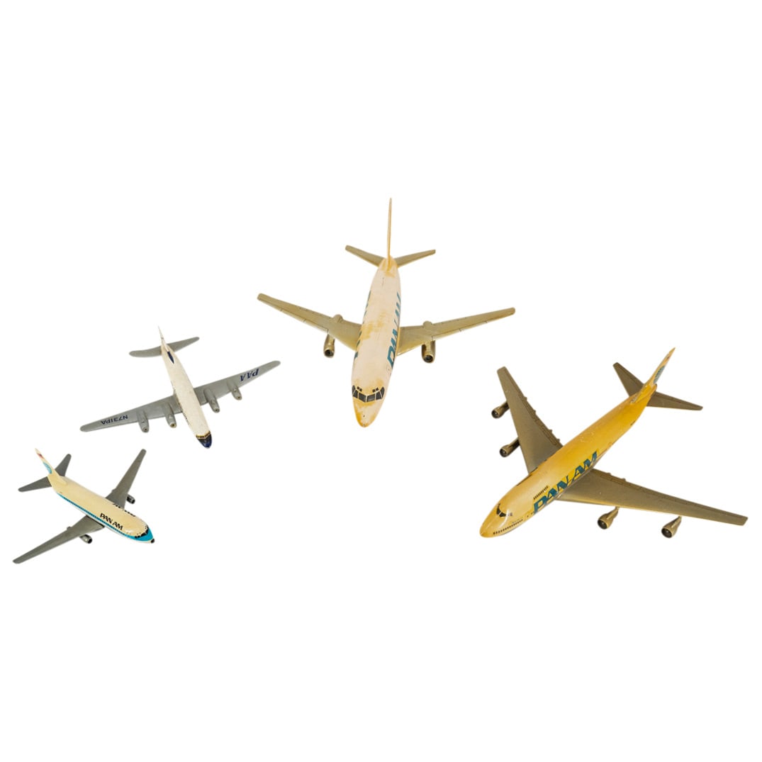 (4 Pc) Vintage Pan Am Aircraft Model Collection Set (1 of 19)