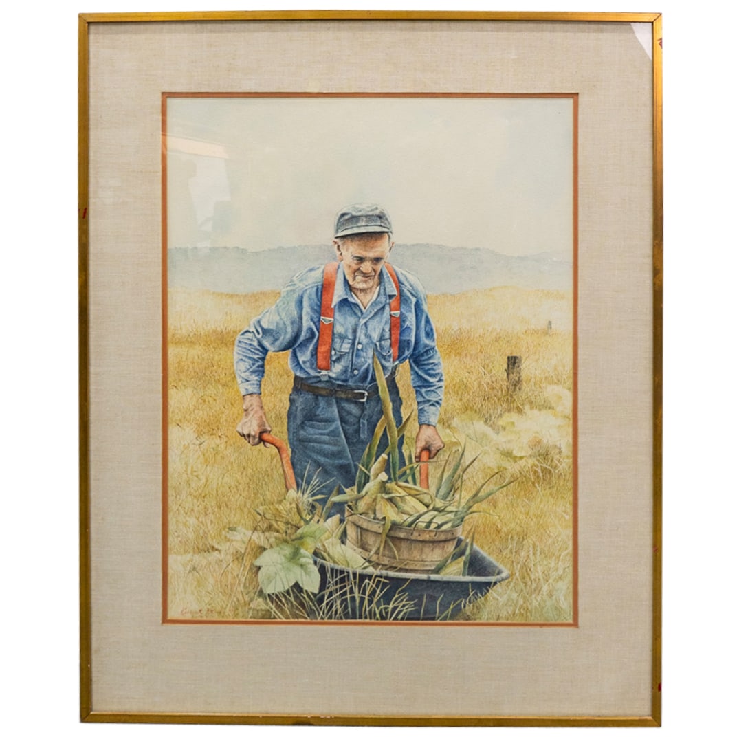 Kenneth Black (American) Watercolor on Paper Painting (1 of 6)